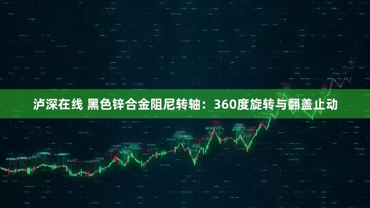 泸深在线 黑色锌合金阻尼转轴：360度旋转与翻盖止动